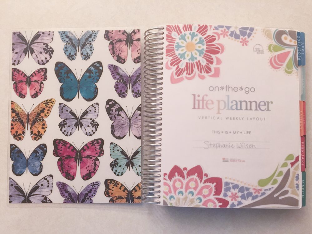 How I Organize And Decorate My Erin Condren Life Planner - Lattes ...