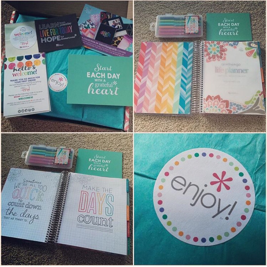 How I Organize And Decorate My Erin Condren Life Planner - Lattes ...