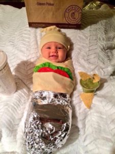 baby chipotle burrito costume