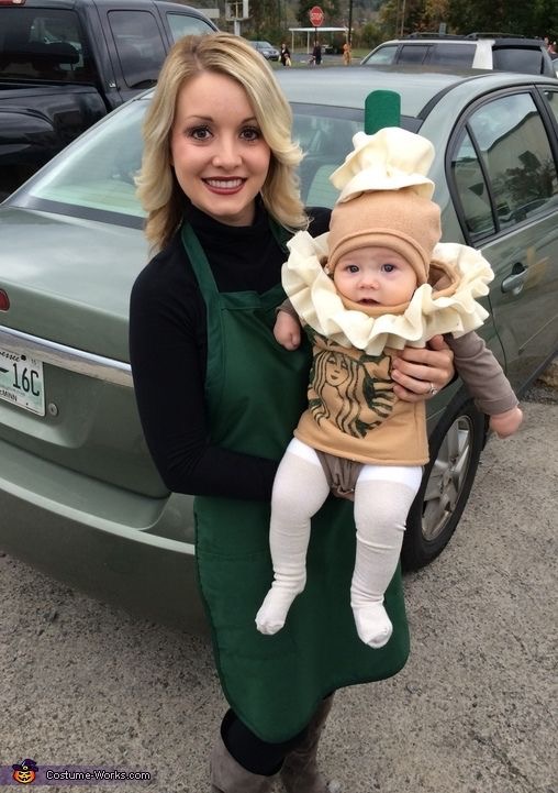 baby Starbucks latte costume