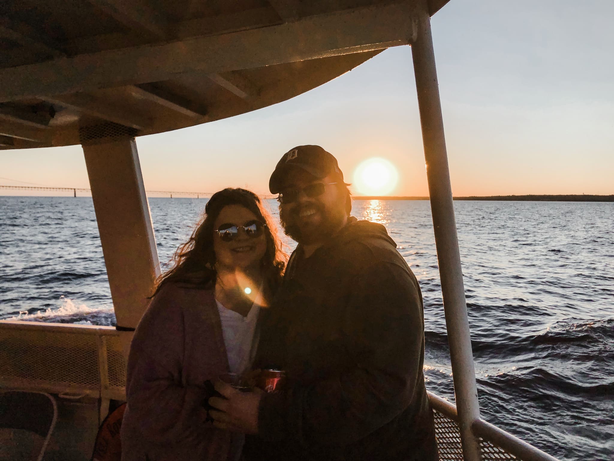 Sip 'N Sail Sunset Cruise on Mackinac Island.  More bucket list ideas for your trip to Mackinac Island, Michigan.