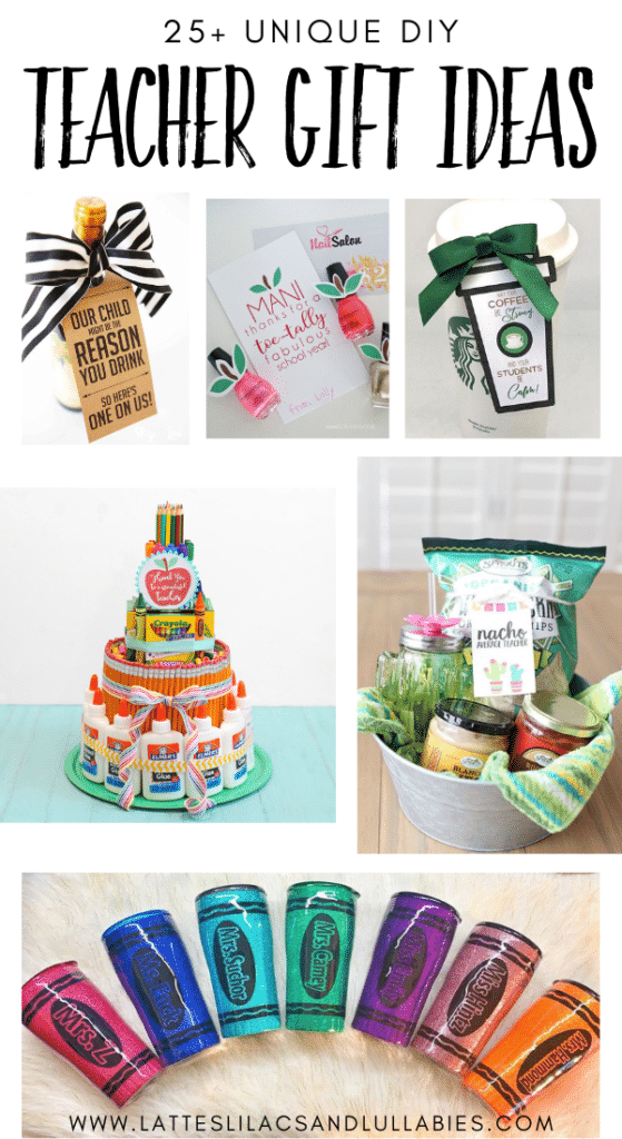 Are you looking for the perfect gift to give to the teacher in your life?  Here I've linked some amazing, unique DIY teacher gift ideas that are simple and inexpensive.  Or, if you're not a crafty person, you'll find several personalized gift ideas that you can purchase from Etsy where you can support a small business all while finding a unique, special gift for your teacher.  Which gift idea is your favorite? 