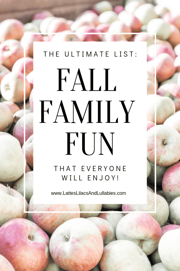 Here is my ultimate list of fall family fun.  The entire family will enjoy these fall activities, crafts, recipes, and more!  You don't want to miss this fall family bucket list!