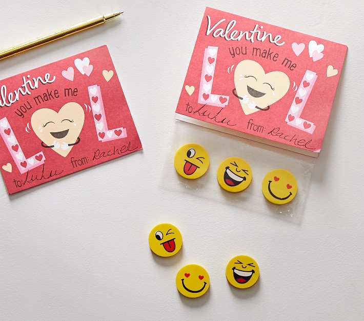 If you are looking for valentines for your kids to exchange that are allergy-free and don't involve candy, then I've got you covered!  You will absolutely love these cute inspirational valentines, and plus...they're currently on sale at Pottery Barn Kids!  These are perfect ideas for allergy-free classrooms.