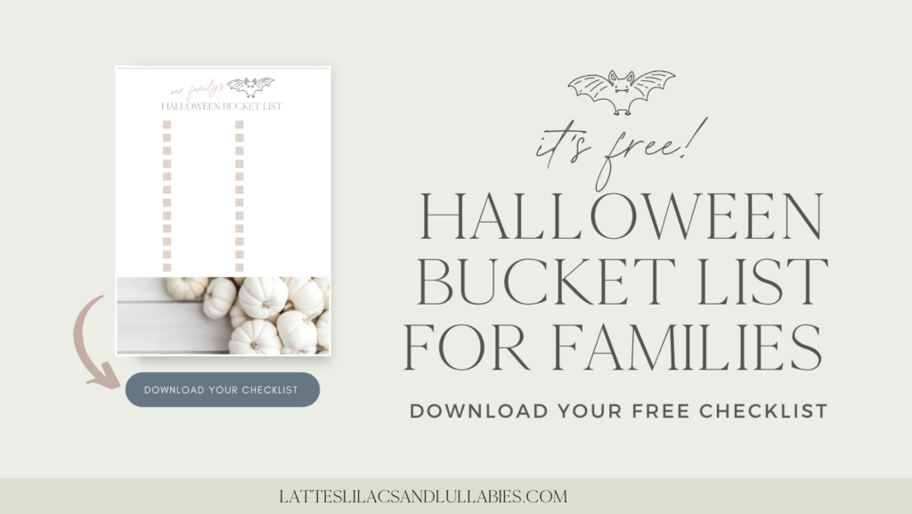 Free Printable Halloween Bucket List for Families