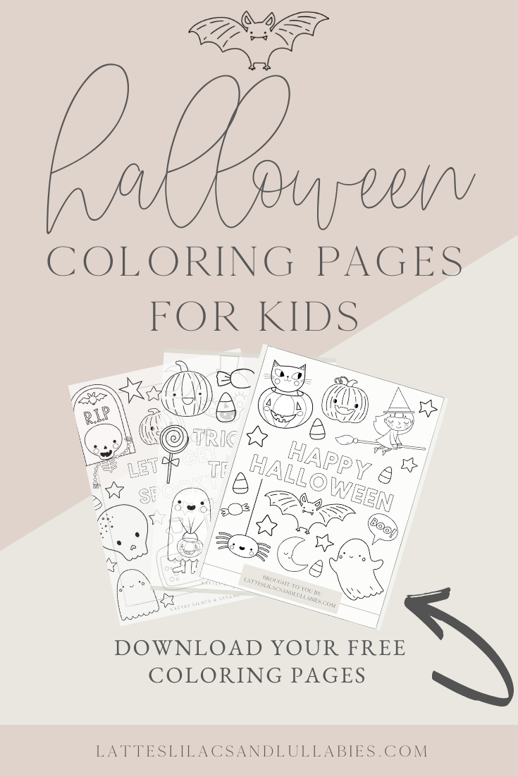 3 Free Printable Halloween Coloring Pages for Toddlers, Preschoolers, & Kids