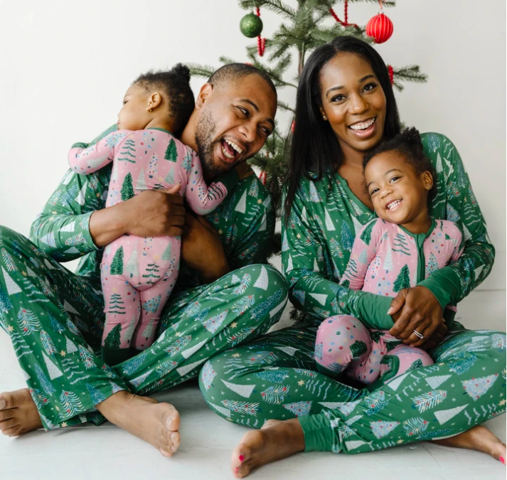 Little Sleepies matching holiday pajamas