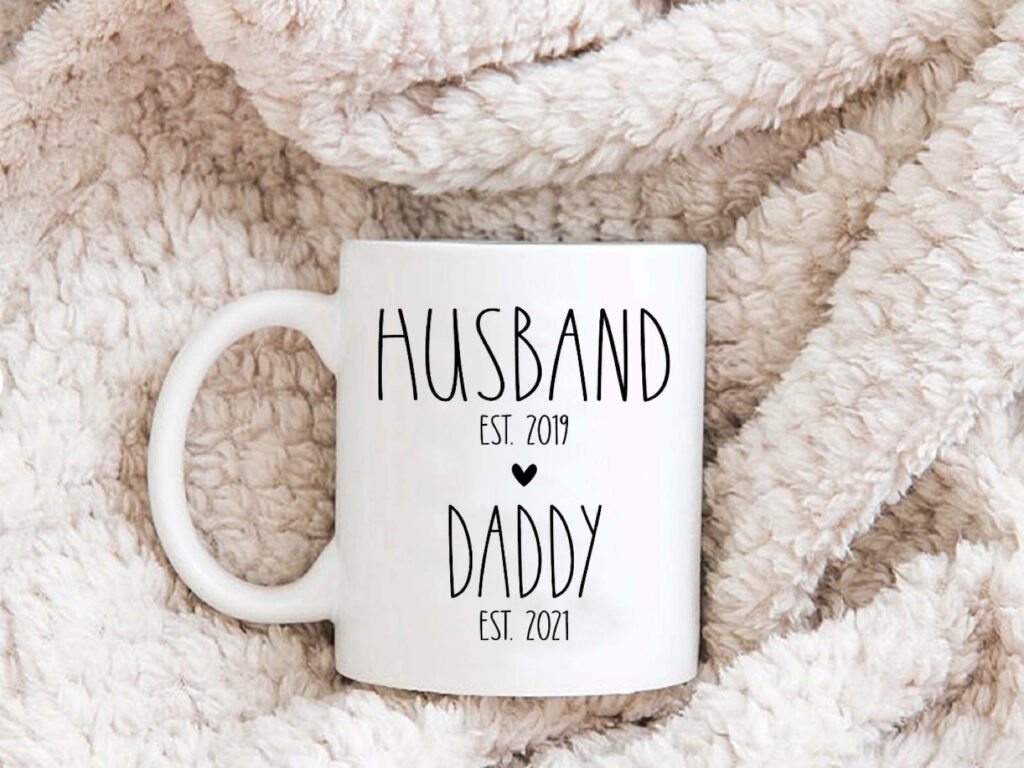 husband and daddy rae dunn mug