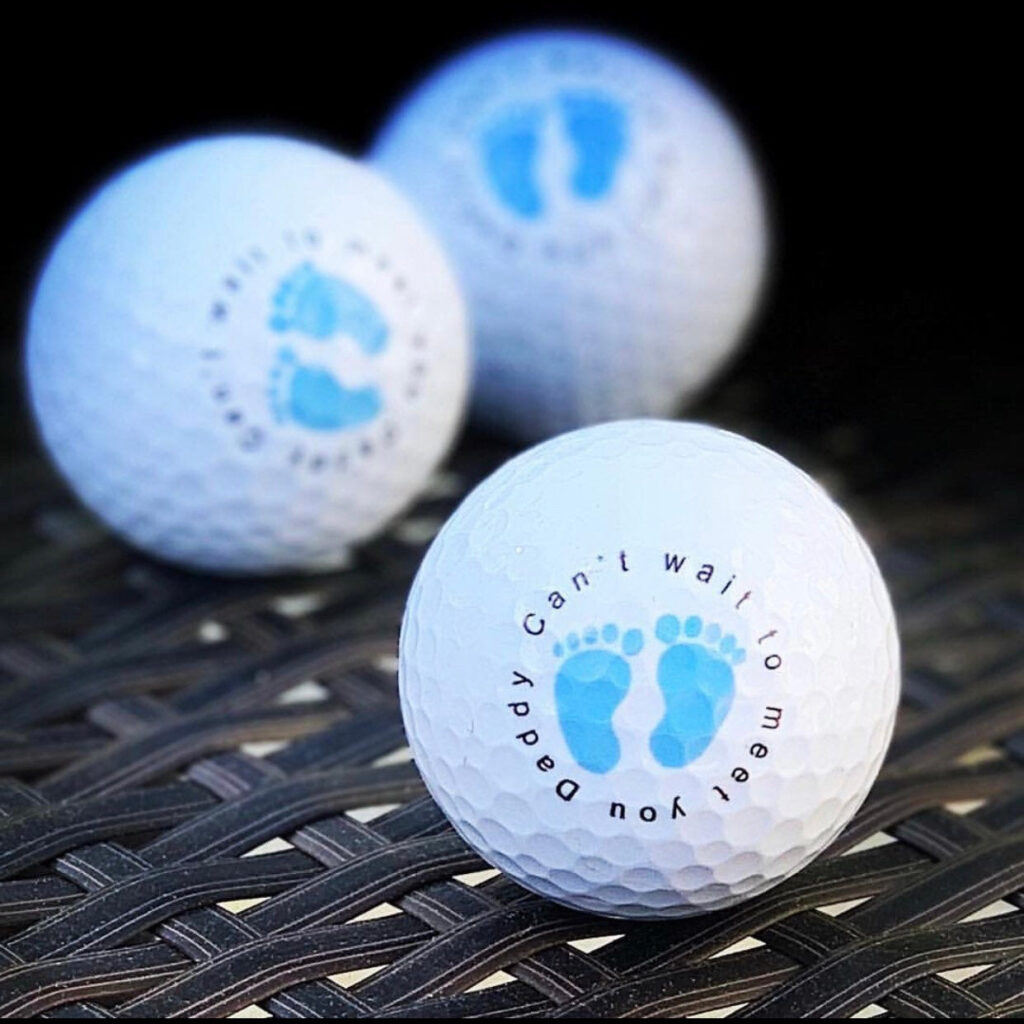 golf ball pregnancy announcement