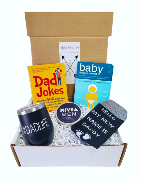 dad jokes pregnancy announcement gift box