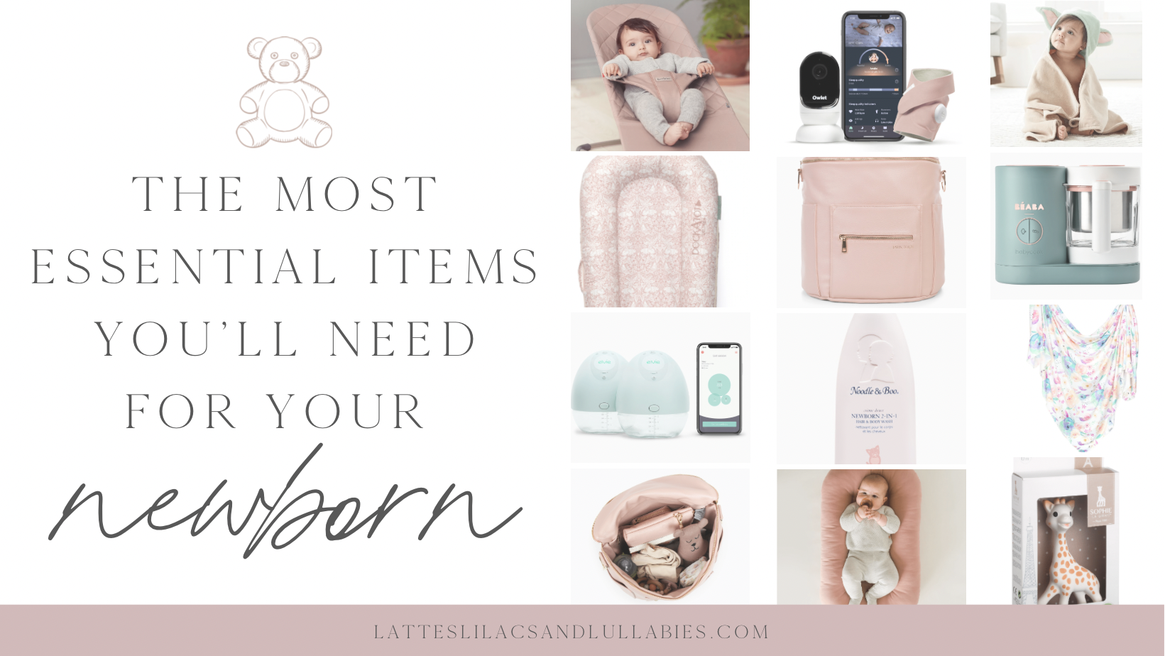 Baby Essentials First 3 Months: What You'll Need - Lattes, Lilacs ...