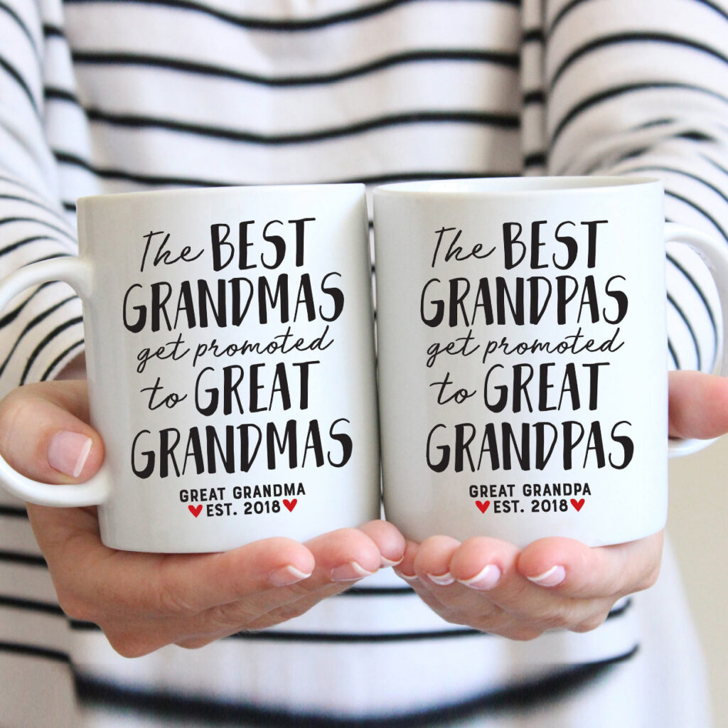 great grandma and great grandpa mugs