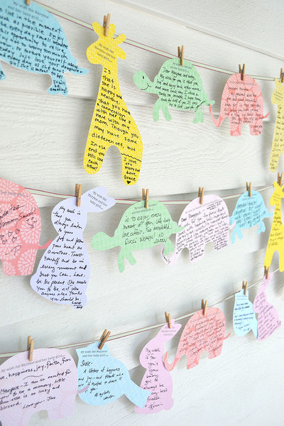 wishes for baby baby shower activity