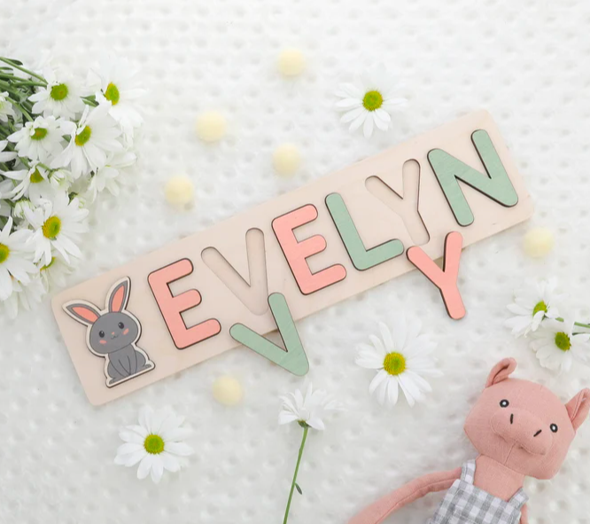 personalized name easter puzzle
