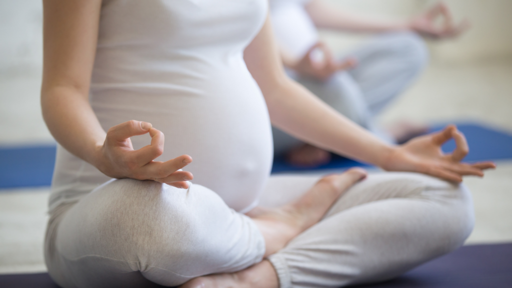 prenatal yoga class