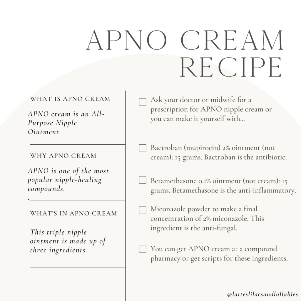 APNO Cream Recipe