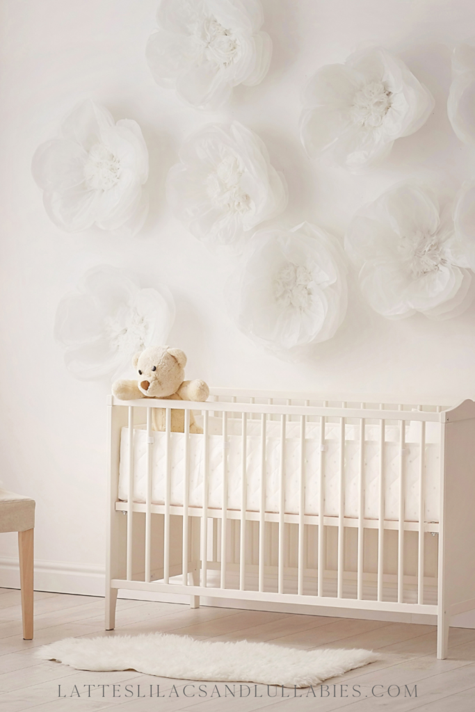 baby's crib in nursery