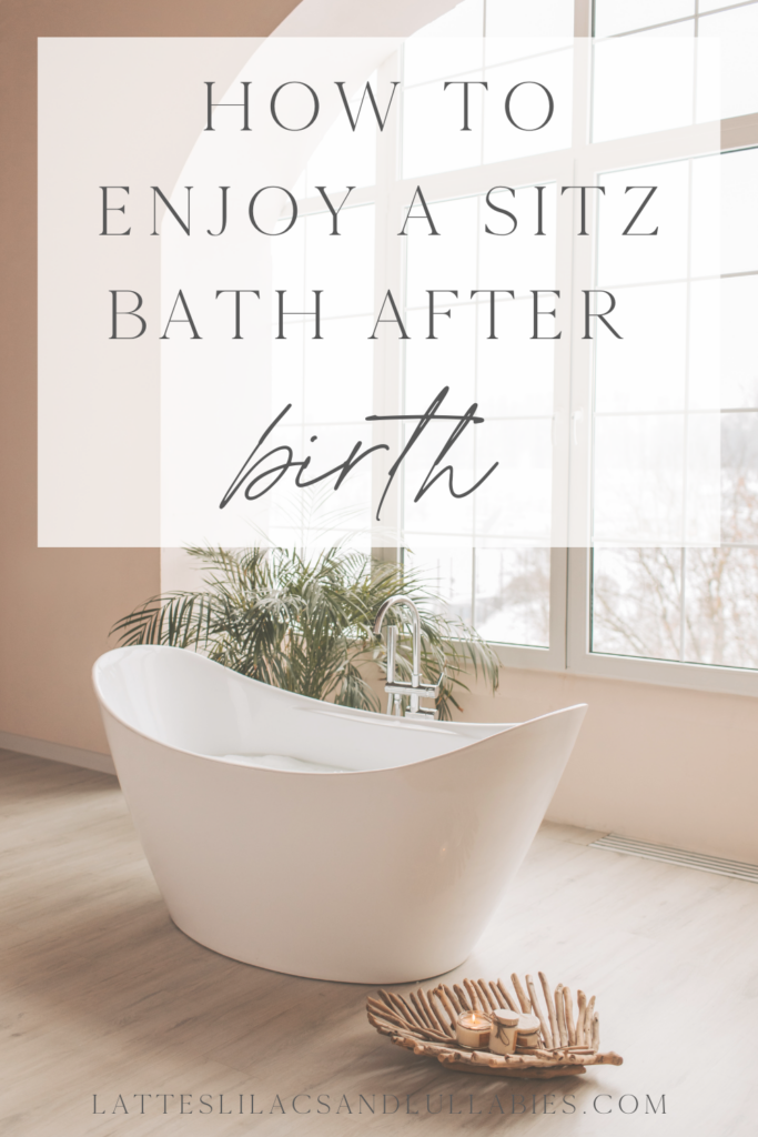 How To Use A Sitz Bath After BIrth