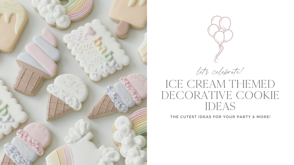 Ice Cream Decorative Cookie Ideas