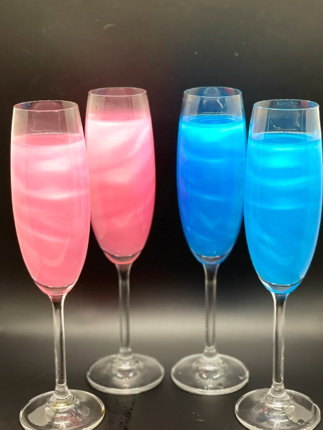 cotton candy drink gender reveal 