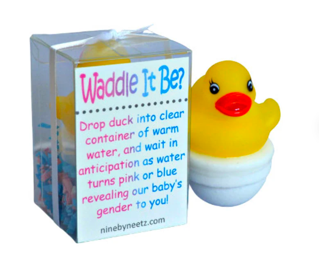 rubber ducky gender reveal 