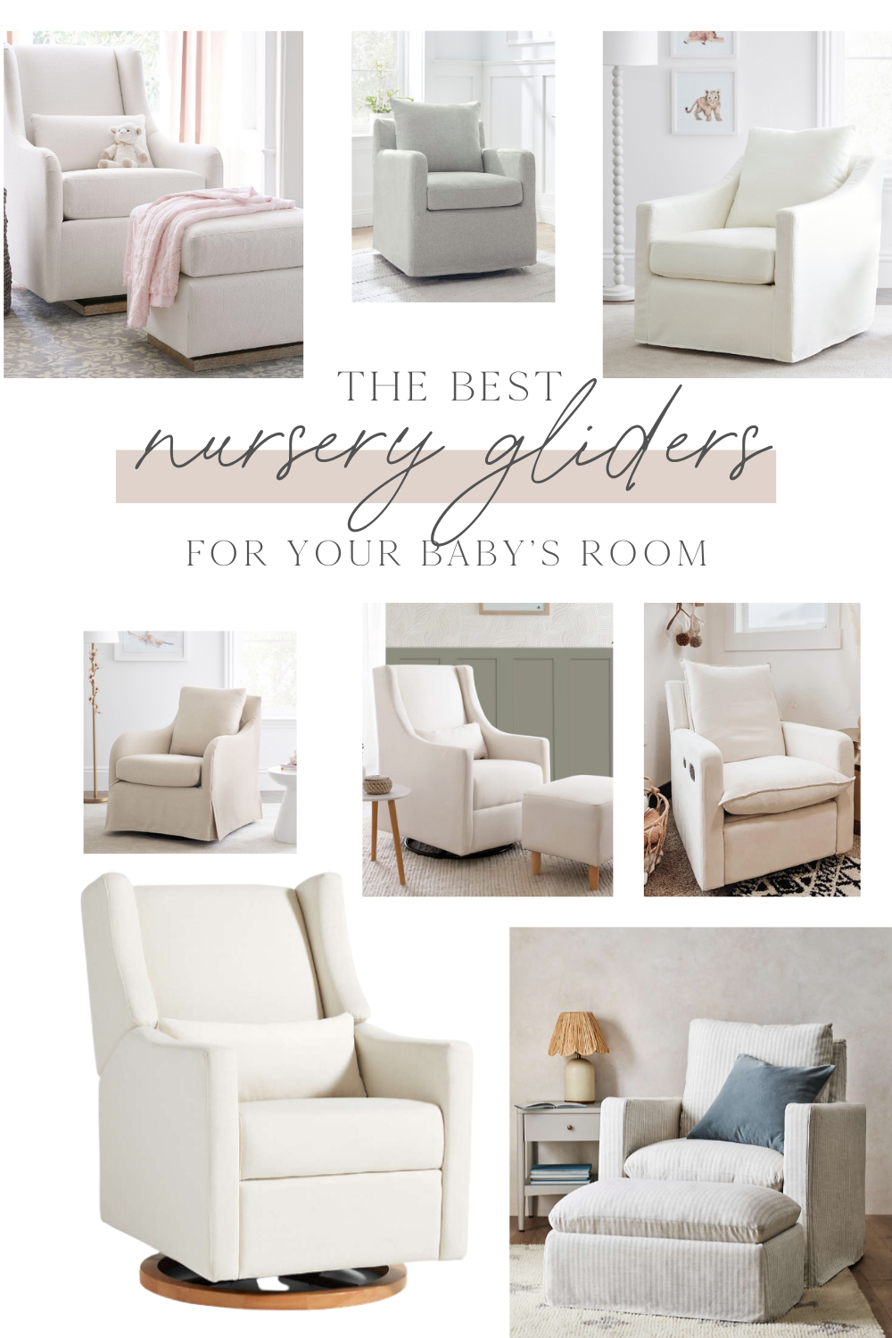 best nursery glider chairs